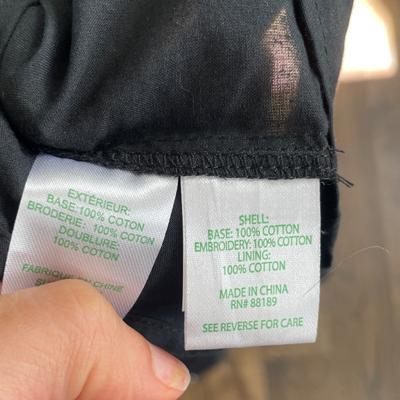 Lilly Pulitzer Black Eyelet Mini Dress NWT - Picture 9 of 10